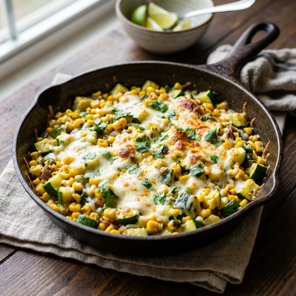 Calabacitas (Mexican Squash with Corn and Cheese)