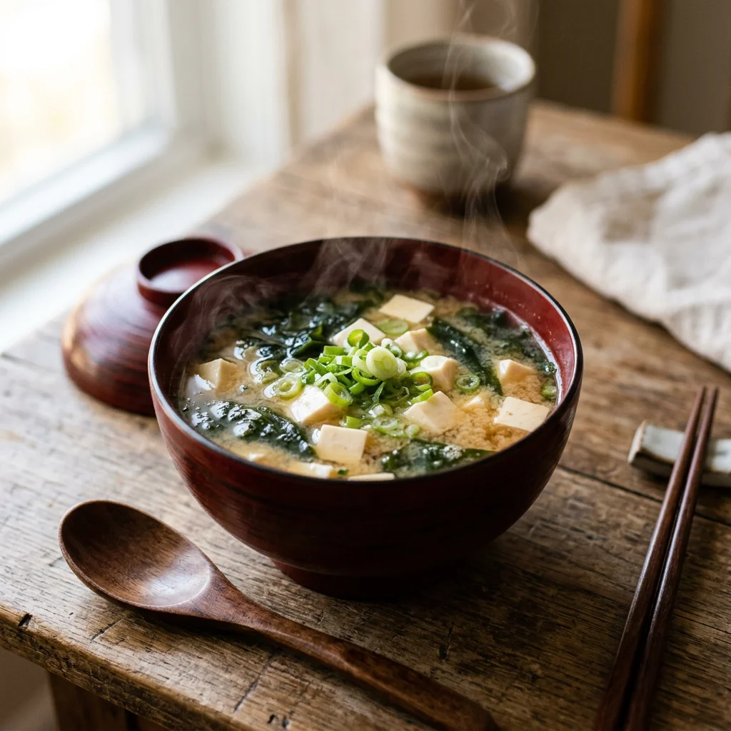 Miso Soup (Tofu + Wakame)