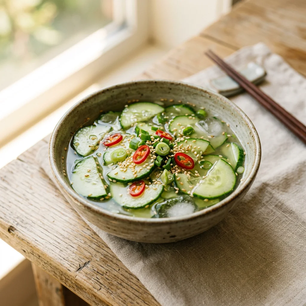 Oi Naengguk (Chilled Cucumber Soup)