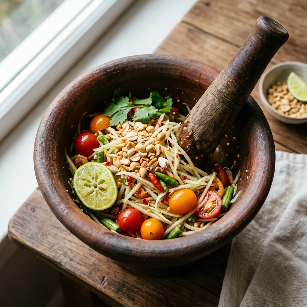 Green Papaya Salad (Som Tum)