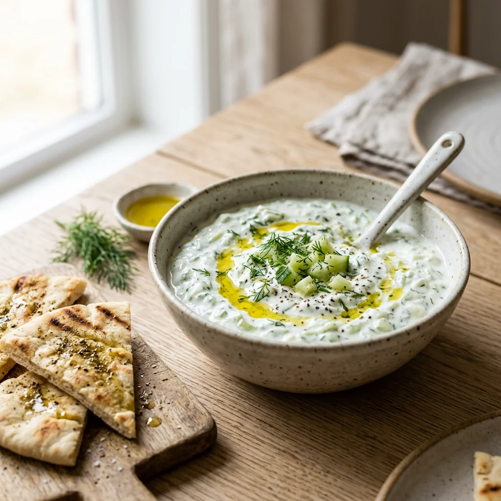 Tzatziki (Yogurt-Cucumber Dip)